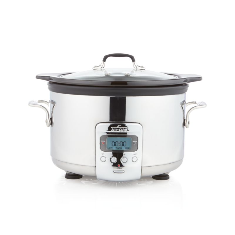 AllClad ® 4 qt. Slow Cooker Crate and Barrel