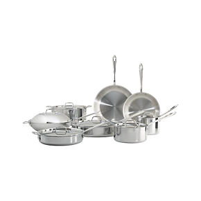 All-Clad® Stainless 14-Piece Cookware Set with Bonus