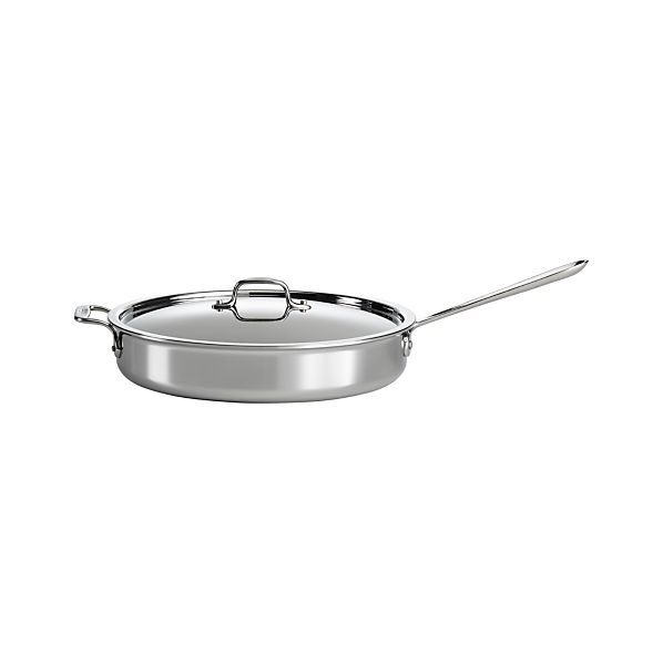 AllClad ® Stainless 6 qt. Sauté Pan with Lid
