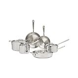 All-Clad® Stainless 10-Piece Cookware Set with Bonus
