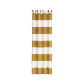Alston Ivory/Gold 50x84 Curtain Panel