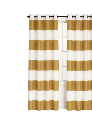 Alston Ivory/Gold Curtain Panels