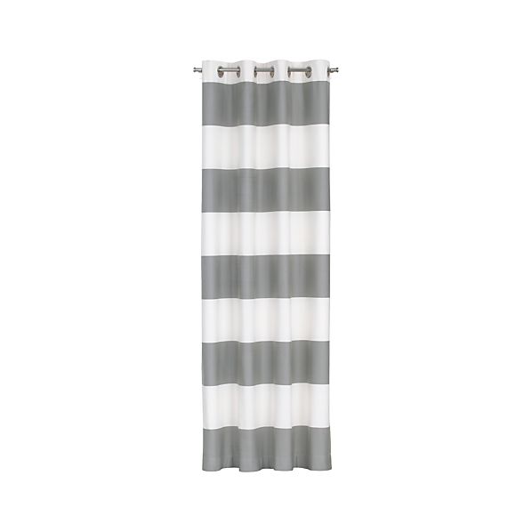 Alston Ivory/Grey Curtain Panels