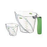 OXO® Green Angle Mini Measuring Cup and Green Angle 2 Cup Measuring Cup