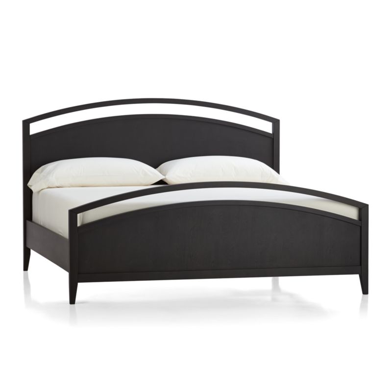 Arch Charcoal King Bed in Beds & Headboards Crate and Barrel