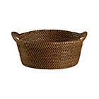 Large Bread-Cracker Basket. 11"dia.x4.5"H