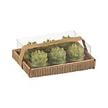 Set of 6 Artichoke Candles