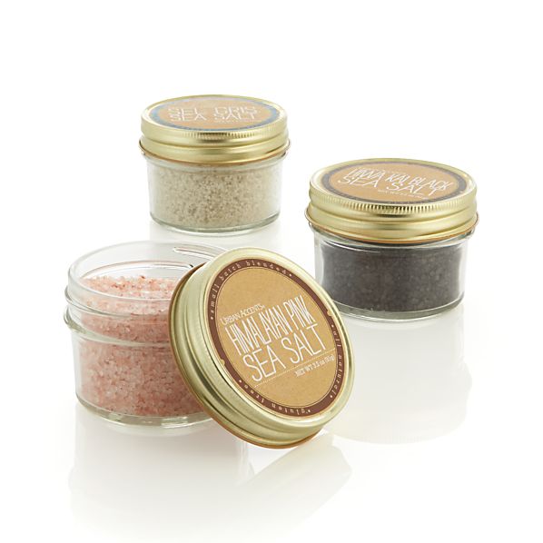 Urban Accents Artisan Salt Trio Crate and Barrel