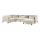 Asana 3-Piece Sectional Sofa (101" Sofa, Armless Sectional Loveseat, Right Arm Chaise)