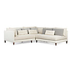 Asana 2-Piece Sectional Sofa (101" Sofa, Armless Sectional Loveseat)