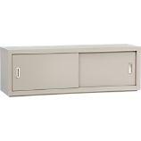 Ascend Taupe 55" Sliding Door Storage Unit