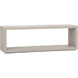 Ascend Taupe 55" Open Storage Unit