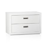 Ascend II White 27" Two-Drawer Storage Unit