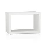 Ascend White 27" Open Storage Unit