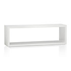 Ascend White 55" Open Storage Unit.