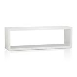 Ascend White 55" Open Storage Unit