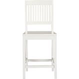 Aspen 24" White Counter Stool