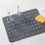 Aura Charcoal Large Sink Mat