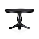 Avalon Black 45" Extension Dining Table. (62"W with leaf);