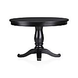 Avalon 45" Black Extension Dining Table
