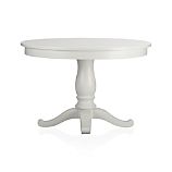 Avalon 45" White Extension Dining Table