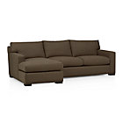 Axis II 2-Piece Sectional Sofa (Left Arm Chaise, Right Arm Apartment Sofa)