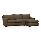 Axis II 2-Piece Sectional Sofa (Left Arm Apartment Sofa, Right Arm Chaise)