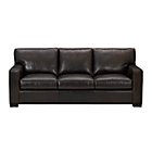 Axis Leather Three-Seat Sofa