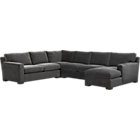 Axis II 4-Piece Sectional Sofa (Left Arm Apartment Sofa, Corner, Armless Loveseat, Right Arm Chaise)