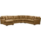 Axis 4-Piece Left Arm Chaise Wedge Sectional