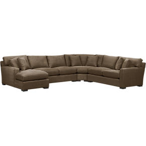 Axis 4-Piece Left Arm Chaise Wedge Sectional