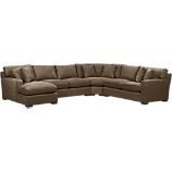 Axis 4-Piece Left Arm Chaise Wedge Sectional