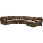 Axis 4-Piece Sectional (Left Arm Apartment Sofa, Wedge, Armless Loveseat, Right Arm Chaise)