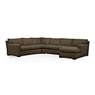 Axis II 4-Piece Sectional Sofa (Left Arm Apartment Sofa, Corner, Armless Loveseat, Right Arm Chaise)