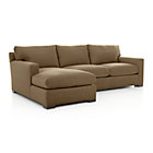 Axis II 2-Piece Sectional Sofa (Left Arm Chaise, Right Arm Apartment Sofa)