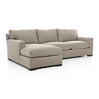 Axis II 2-Piece Sectional Sofa (Left Arm Chaise, Right Arm Apartment Sofa)