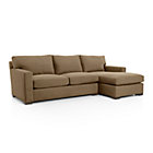 Axis II 2-Piece Sectional Sofa (Left Arm Apartment Sofa, Right Arm Chaise)