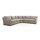 Axis II 3-Piece Sectional Sofa (Left Arm Apartment Sofa, Wedge, Right Arm Apartment Sofa)