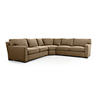 Axis II 3-Piece Sectional Sofa (Left Arm Apartment Sofa, Wedge, Right Arm Apartment Sofa)