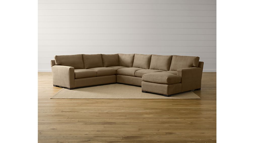Axis II 4Piece Sectional Sofa Coffee Crate and Barrel