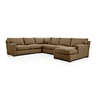 Axis II 4-Piece Sectional Sofa (Left Arm Apartment Sofa, Corner, Armless Loveseat, Right Arm Chaise)