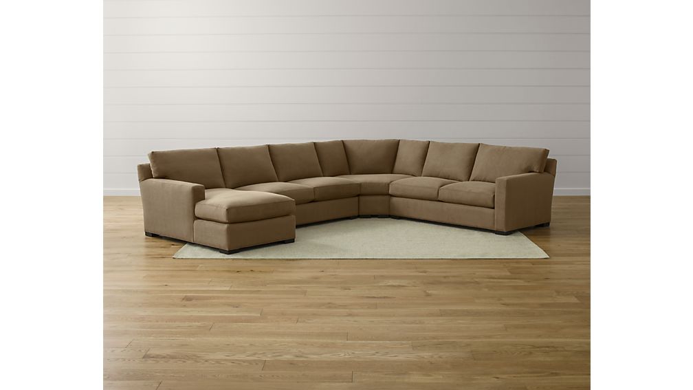 Axis II 4Piece Sectional Sofa Coffee Crate and Barrel