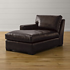 Axis II Leather Left Arm Chaise