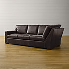 Axis II Leather Left Arm Corner Sofa