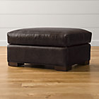 Axis II Leather Ottoman