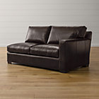 Axis II Leather Right Arm Full Sleeper Sofa