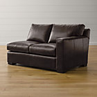 Axis II Leather Right Arm Loveseat