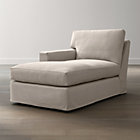 Axis II Slipcovered Left Arm Chaise