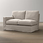 Axis II Slipcovered Left Arm Loveseat