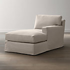 Axis II Slipcovered Right Arm Chaise